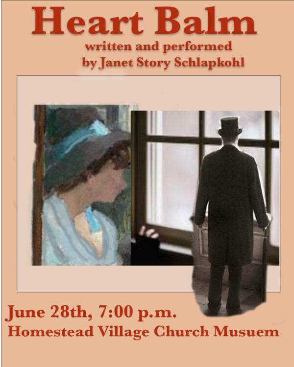 Admission Ticket: "Heart Balm" at the Homestead Village Church Museum
